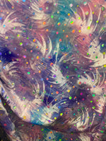 Load image into Gallery viewer, Stretch Velvet tie dye multi color dance fabric by the yard 60" Wide
