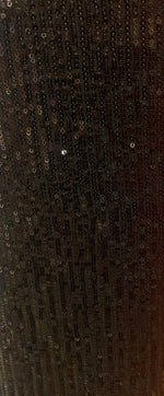 Load image into Gallery viewer, Black Pleated Glitz Sequin Mesh Fabric By The Yard
