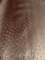 Load image into Gallery viewer, ostrich bronze faux vinyl fabric sold by the yard
