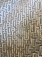 Load image into Gallery viewer, Bergman Cut velvet geometric upholstery fabric 54” wide
