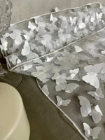 Load image into Gallery viewer, 15"x108” 3D butterfly mesh, baby shower, bridal party, mantel table runner - wedding birthday party linen
