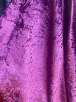 Load image into Gallery viewer, Non stretch crushed Velvet fabric 60" Wide by the yard

