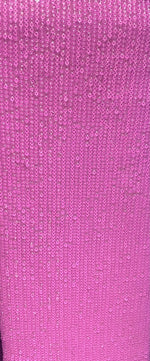 Load image into Gallery viewer, Bubble gum Pleated Glitz Sequin Mesh Fabric By The Yard

