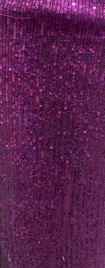 Load image into Gallery viewer, Violet Pleated Glitz Sequin Mesh Fabric By The Yard

