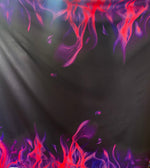 Load image into Gallery viewer, Fire flame stretch Spandex fabric by the yard 60” wide
