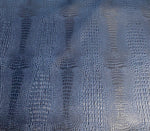 Load image into Gallery viewer, Navy Blue Marine Gator Upholstery Outdoor Vinyl Fabric - Sold By The Yard - 54"

