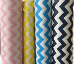Load image into Gallery viewer, Chevron poly cotton 60” wide- none stretch sold By The Yard
