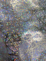 Load image into Gallery viewer, Mystique 4 Way Stretch Polyester Spandex Fabric Foggy Foil by the yard
