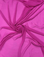 Load image into Gallery viewer, Hot pink Sheer High Multi Chiffon Solid Fabric, 100% Polyester 58/59" Wide, Sells by The Yard
