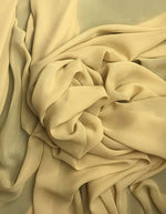 Load image into Gallery viewer, Gold Sheer High Multi Chiffon Solid Fabric, 100% Polyester 58/59" Wide, Sells by The Yard
