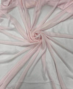 Load image into Gallery viewer, Pink Sheer High Multi Chiffon Solid Fabric, 100% Polyester 58/59" Wide, Sells by The Yard
