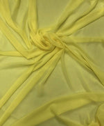 Load image into Gallery viewer, Yellow Sheer High Multi Chiffon Solid Fabric, 100% Polyester 58/59" Wide, Sells by The Yard
