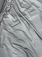 Load image into Gallery viewer, Silver shiny Spandex Nylon fabric per yard 60" wide
