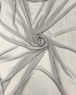 Load image into Gallery viewer, Silver Sheer High Multi Chiffon Solid Fabric, 100% Polyester 58/59" Wide, Sells by The Yard
