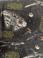 Load image into Gallery viewer, Fleece fabric space ship By The Yard 60"  Licensed Products
