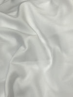 Load image into Gallery viewer, White Gabardine Fabric by the Yard | Durable Twill Weave Polyester Blend | Apparel, Pants, Skirts, Uniforms, Suits, Crafts Sewing 60”
