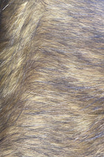 Load image into Gallery viewer, 58"  Wide Fox short hair 2 Tone Faux Fur Upholstery Fabric by the yard
