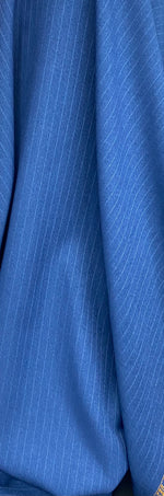 Load image into Gallery viewer, PinStripe Faux Wool Suiting Fabric, Suits, skirts, slacks, jackets, No Stretch, Sells by the Yard
