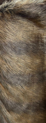 Load image into Gallery viewer, Brown Fox two tone Synthetic Fur upholstery Fabric by the yard 60" wide
