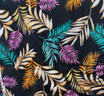 Load image into Gallery viewer, Floral leaf rayon soft flowing blouses fabric 54” wide
