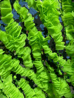 Load image into Gallery viewer, Ruffled Organza on silver sequin Fabric 54" wide
