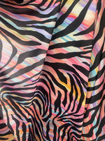 Load image into Gallery viewer, zebra Nylon SPandex wet print dance swimsuits 4 way stretch 58" wide  Sportswear, Athletic
