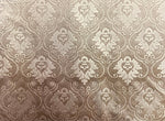 Load image into Gallery viewer, Beige Damask royalty Velvet none stretch Fabric 58" Wide sold by the yard
