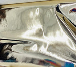 Load image into Gallery viewer, Light gold Chrome Mirror Glossy Vinyl Fabric for Shoes,  Bags,  Upholstery Sewing
