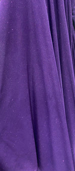 Load image into Gallery viewer, Purple sparkling Nylon Spandex Fabric 4 Way Stretch 58" Wide Sold by The Yard
