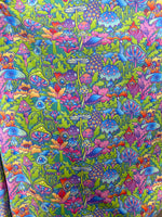 Load image into Gallery viewer, Mushroom jungle multi colors Spandex Fabric by the yard
