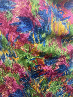 Load image into Gallery viewer, Splashed paint Panne Velvet 100% POLYESTER sold by the yard
