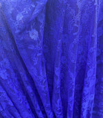 Load image into Gallery viewer, Royal Vintage Stretch Floral Lace 4 way poly  spandex Fabric By The Yard Wedding, Prom, Dresses, Lingerie, Pageant

