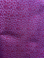 Load image into Gallery viewer, Leopard glitter Fuchsia sparkle craft Upholstery Faux vinyl by the yard 48” wide
