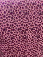Load image into Gallery viewer, Leopard glitter Fuchsia /Pink sparkle craft Upholstery Faux vinyl by the yard 48” wide

