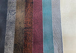 Load image into Gallery viewer, Distressed Vinyl Fabric by the Yard – Upholstery, DIY, Automotive, Bags, Furniture, Rustic Leather Look – 54" Wide
