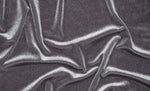 Load image into Gallery viewer, Dark Silver Stretch Velvet Fabric By The Yard | 58’’ wide

