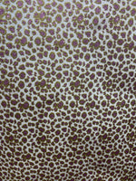 Load image into Gallery viewer, Leopard glitter Gold/lavender sparkle craft Upholstery Faux vinyl by the yard 48” wide
