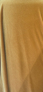 Load image into Gallery viewer, Glitter gold Stretch Velvet Fabric By The Yard | 58’’ wide
