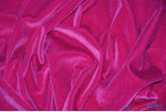 Load image into Gallery viewer, Fuchsia Stretch Velvet Fabric By The Yard | 58’’ wide
