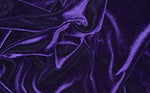 Load image into Gallery viewer, Purple Stretch Velvet Fabric By The Yard | 58’’ wide
