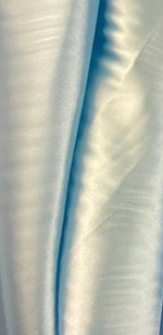 Load image into Gallery viewer, Light blue Stretch charmuse fabric siky light weight 60" wide
