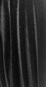 Load image into Gallery viewer, Glitter Black Stretch Velvet Fabric By The Yard | 58’’ wide
