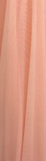 Load image into Gallery viewer, Peach Power Mesh nylon spandex Stretch Fabric 60" per yard

