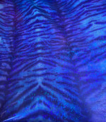 Load image into Gallery viewer, Tiger Royal Blue mystique  spandex 4 way stretch 60" wide
