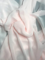 Load image into Gallery viewer, Blush Chiffon soft Sheer  60" Wide Fabric By The yard HOME DECOR
