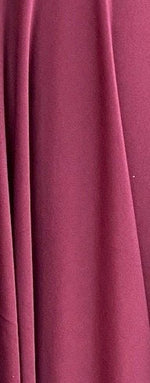 Load image into Gallery viewer, Burgundy interlock 2 way stretch lining fabric, 100% polyester, 60" wide
