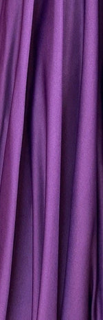 Load image into Gallery viewer, Plum interlock 2 way stretch lining fabric, 100% polyester, 60" wide
