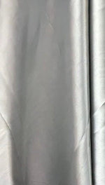 Load image into Gallery viewer, Silver Stretch charmuse fabric siky light weight 60" wide
