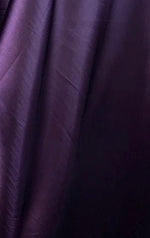 Load image into Gallery viewer, Plum Stretch charmuse fabric siky light weight 60" wide
