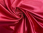 Load image into Gallery viewer, Cranberry Bridal heavy shiny Satin Fabric none stretch by the Yard  60" Wide
